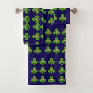 Shamrock St. Patrick's Day Vacances Enfants Dk Blu