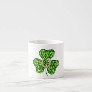 Shamrock Und Hufeisen Espresso Tasse
