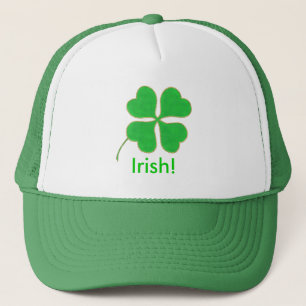 Shamrock vert clair Gold Dots Trim, casquette irla