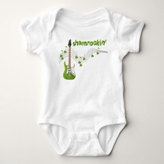 Shamrockin Baby Strampler (Vorderseite)