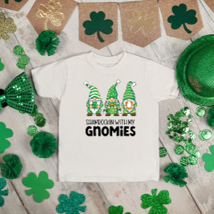 Shamrockin with my gnomies cute irish gnomes T-Shirt