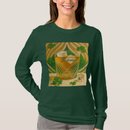 Shamrocks Irish Whiskey Tumbler "Sláinte!" T-Shirt