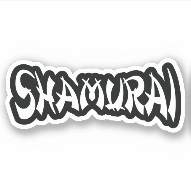 SHAMURAI AUFKLEBER (Vorderseite)