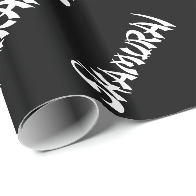 SHAMURAI GESCHENKPAPIER (Rolleneckpunkt)