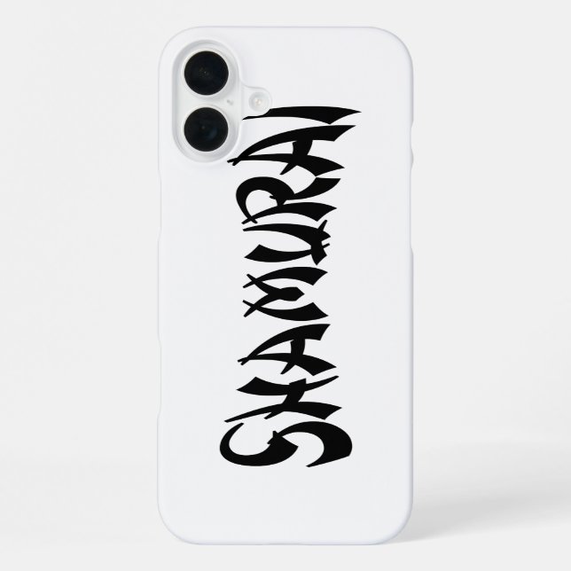 SHAMURAI iPhone 16 PLUS HÜLLE (Rückseite)