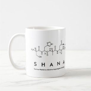 Shana Peptid-Namen-Tasse Kaffeetasse