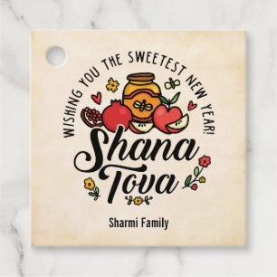 Shana Tova, Rosh Hashanah, jüdisches Neujahr Geschenkanhänger