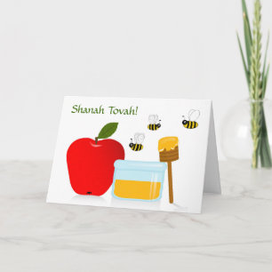 Shanah Tovah Rosh Hashanah Jüdisches Neujahr Feiertagskarte