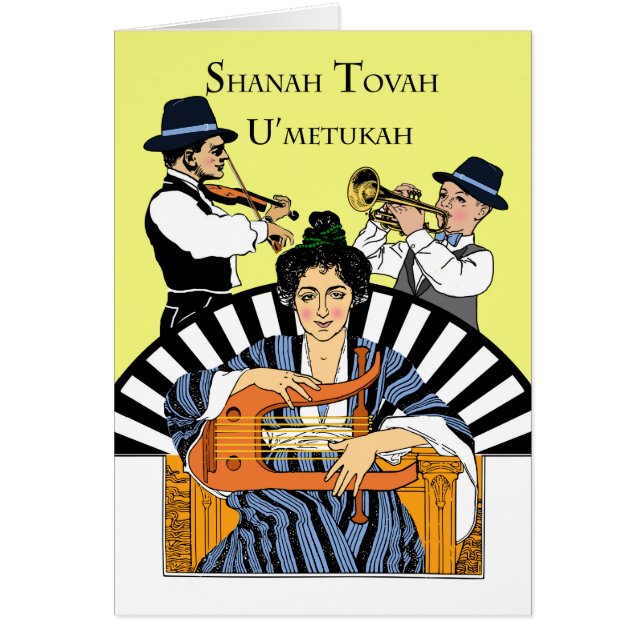 Shanah Tovah U'Metukah, famille de la bande Klezme (Devant)