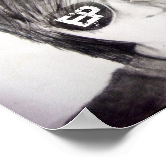 Shane Dawson Bleistiftdesign Poster (Ecke)