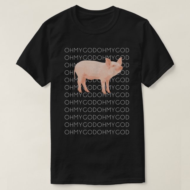 Shane Dawson O My God Pig T-Shirt (Design vorne)