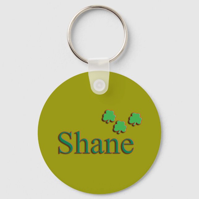 Shane Mens Name Schlüsselanhänger (Vorderseite)