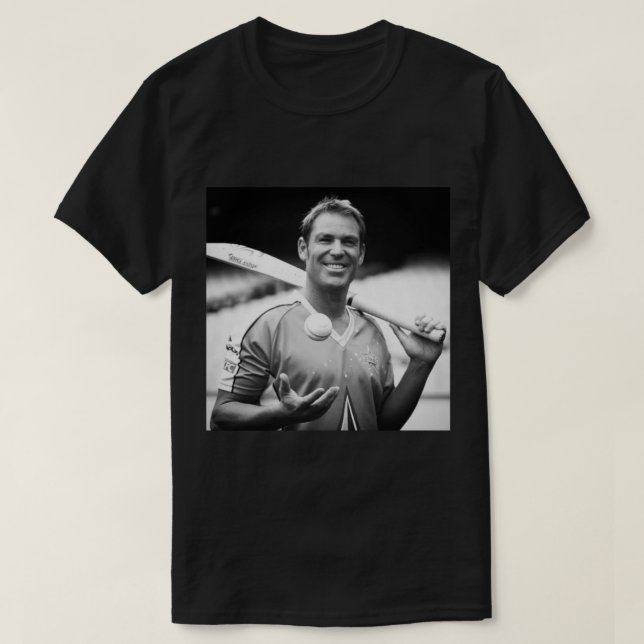 Shane Warne (10) T-Shirt (Design vorne)