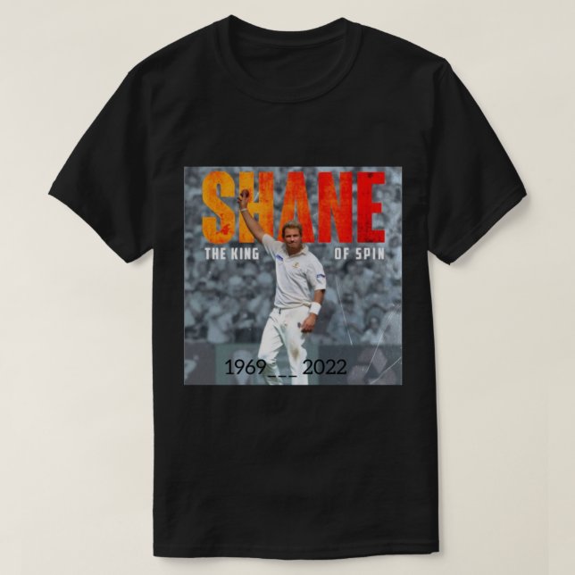 Shane Warne Rest In Love   T-Shirt (Design vorne)