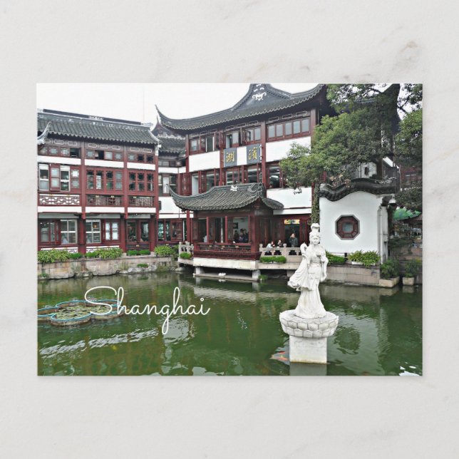Shanghai, China - Altstadt Postkarte (Vorderseite)