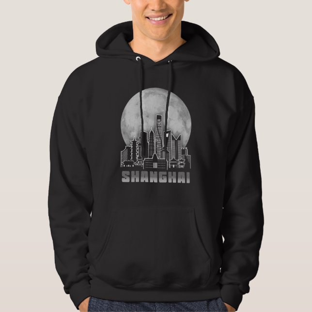 Shanghai China Full Moon Hoodie (Vorderseite)