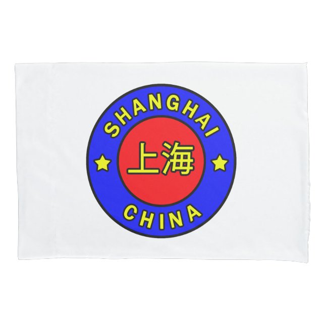 Shanghai-China Kissenbezug (Vorderseite)