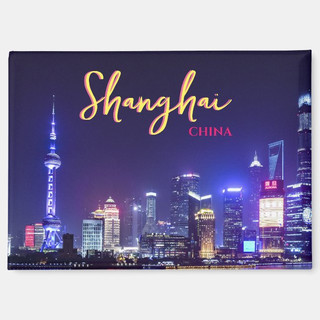  Shanghai China  Magnet (Vorderseite)