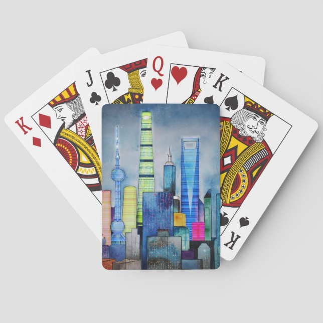 Shanghai China Playing Cards  Spielkarten (Rückseite)