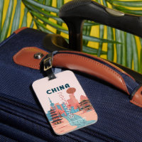 Shanghai China Reise Retro Vintage Poster