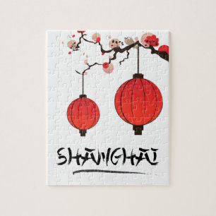 Shanghai China Vintage Reiseplakat