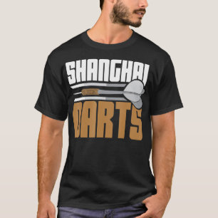 Shanghai Darts Arrow Club Dartboard Funny T-Shirt