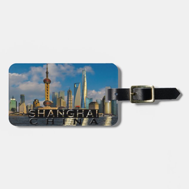 Shanghai Gepäckanhänger (Vorderseite horizontal)