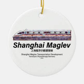 Shanghai Maglev Hochgeschwindigkeitszug SMT Transr Keramik Ornament