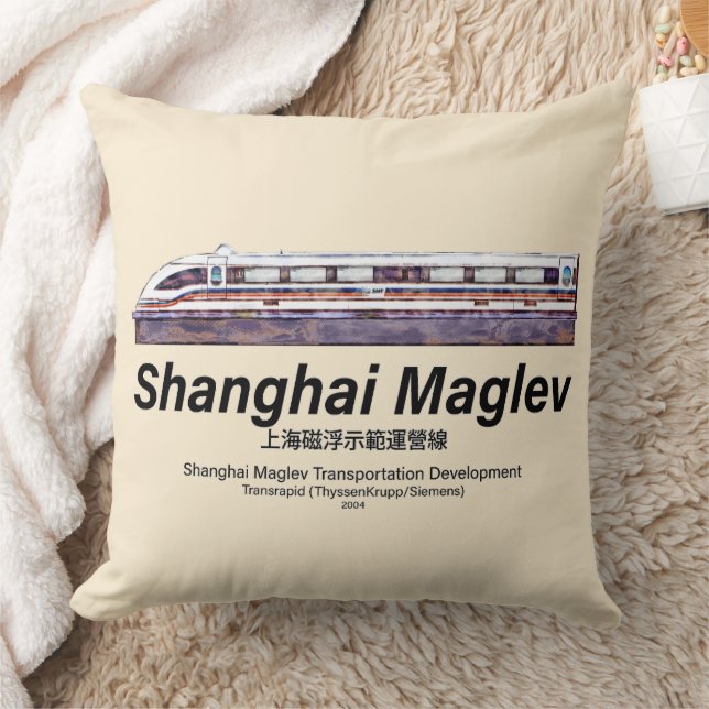 Shanghai Maglev Hochgeschwindigkeitszug SMT Transr Kissen (Decke)