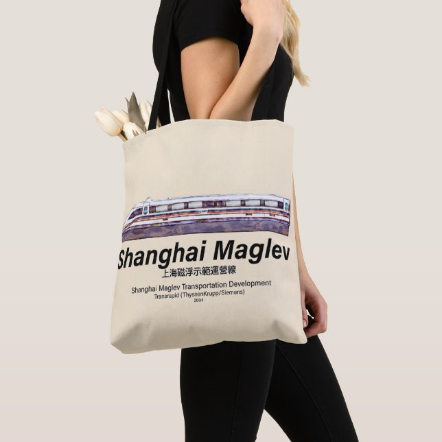 Shanghai Maglev Hochgeschwindigkeitszug SMT Transr Tasche (Von Nahem)