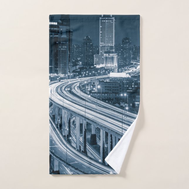 Shanghai Overpass serviette à main (Serviette à main)