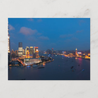 Shanghai par carte postale de nuit