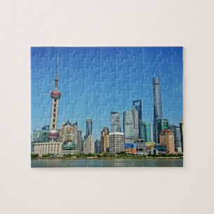 Shanghai Skyline aus dem Bund - 8x10 - 110 pc