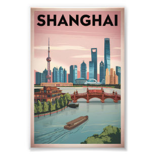 Shanghai Vintage Fotodruck