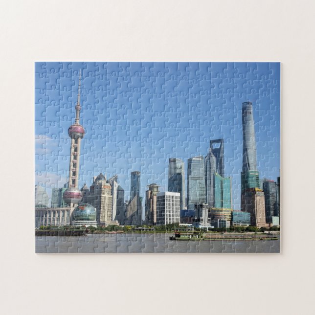 Shanghai vom Promenaden-Puzzlespiel (Horizontal)