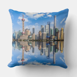 Shanghai Waterfront-Kopfkissen Kissen