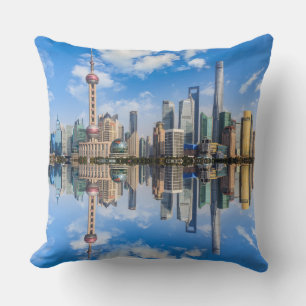 Shanghai Waterfront-Kopfkissen Kissen