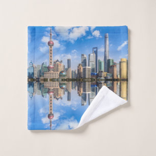 Shanghai Waterfront Waschtuch Waschlappen