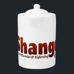 Shango<br><div class="desc">Mit dem Namen "Shango" in dunkelroter Farbe und seinem Titel und seiner Nummer fügt dieses Stück Ihrer Sammlung einen einzigartigen Flair hinzu. Es ist mehr als nur Kleidung,  es ist ein Gesprächsstarter,  der Ihre Individualität und Wertschätzung für das kulturelle Erbe zeigt.</div>