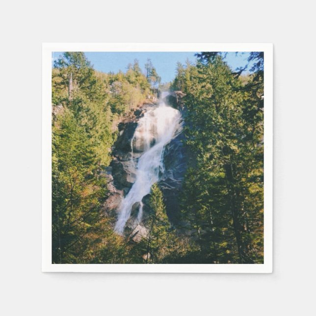 Shannon Falls, Squamish, Kanada  Serviette (Vorderseite)
