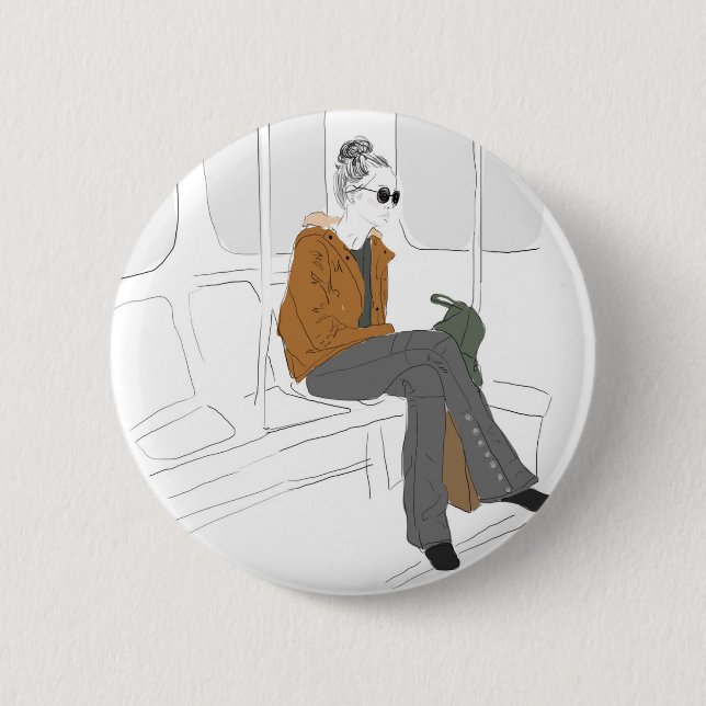 Shannon Jahrling Knopf Button (Vorderseite)