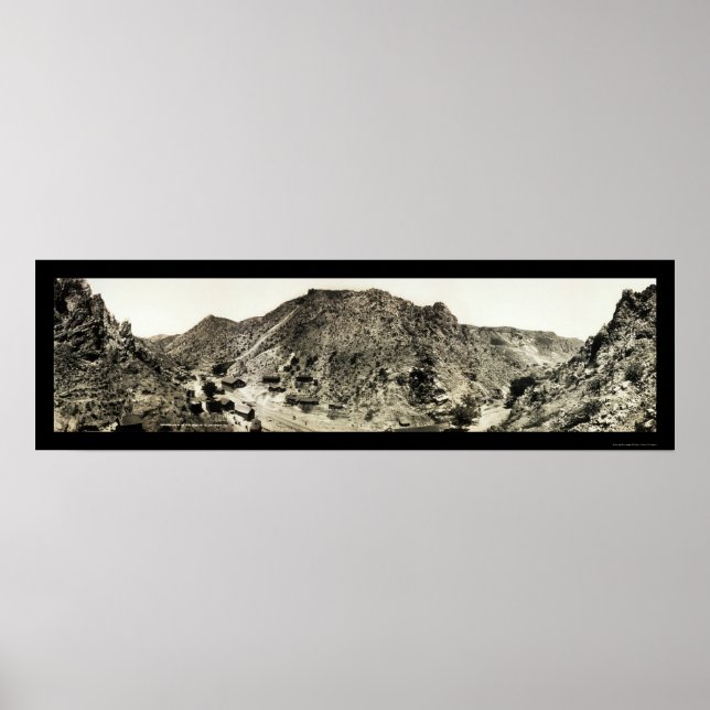 Shannon Mines Metcalf Arizona Foto 1909 Poster (Vorne)