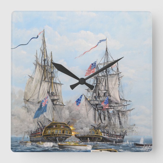 Shannon und Chesapeake Wanduhr (Vorderseite)