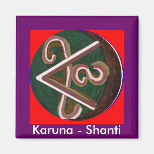 Shanti = Frieden Magnet
