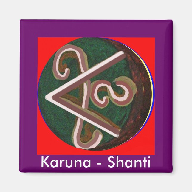 Shanti = Frieden Magnet (Vorne)