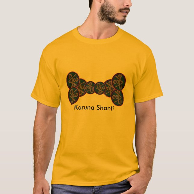 Shanti - Karuna Reiki Symbol T-Shirt (Vorderseite)