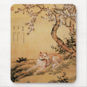 Shanxing Wolf~(睒星狼)~Greyhound Giuseppe Castiglione Mousepad