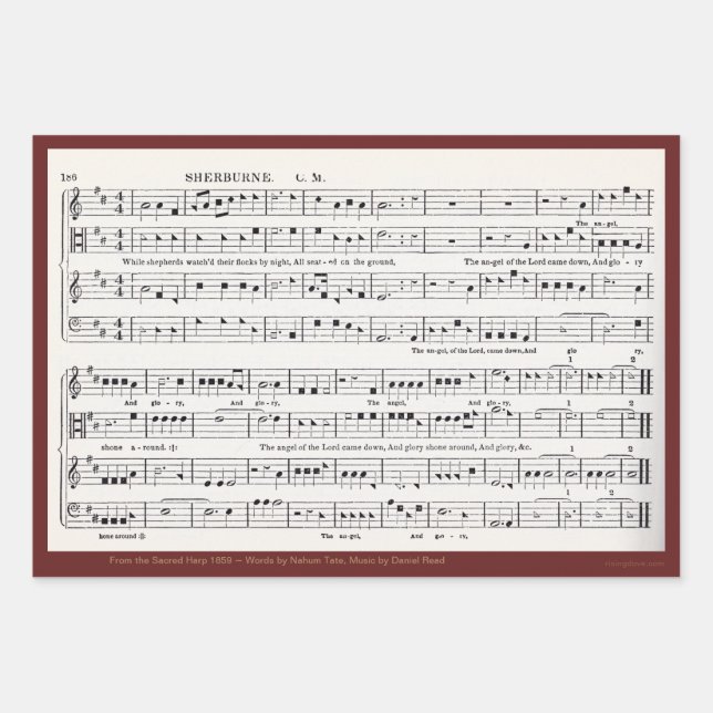 Shape-Note Geschenkpapier Set (Vorderseite)