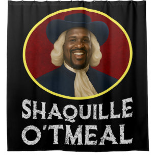 Shaquille Oatfood Funny Meme Duschvorhang