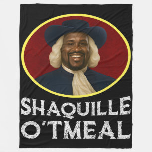 Shaquille Oatfood Funny Meme Fleecedecke